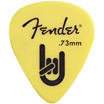 Fender Rock-On Touring Picks, 351 Shape .73 MM, Yellow, 72 Count купить