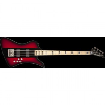 Jackson David Ellefson Kelly Bird Iv, Maple Fingerboard, Red Burst W/black Center-stripe купить