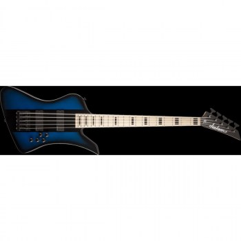 Jackson David Ellefson Kelly Bird V, Maple Fingerboard, Blue Burst W/black Center-stripe купить