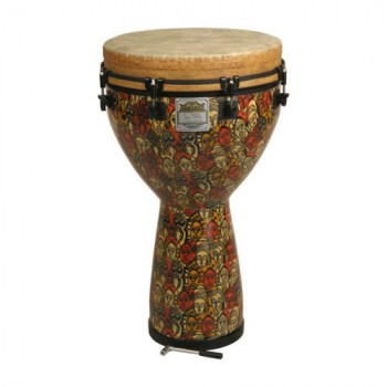 Remo DJ-0012-LM- Djembe, MONDO™, Key-Tuned, 12` X 24`, SKYNDEEP® FIBERSKYN®, Contour Tuning Brackets, Multi-Mask Finish купить