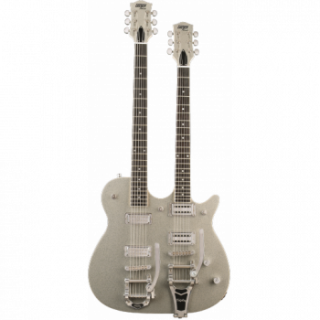 Gretsch G5265 Electromatic® Jet Double Neck with Bigsby®, Rosewood Fingerboard, Silver Sparkle купить