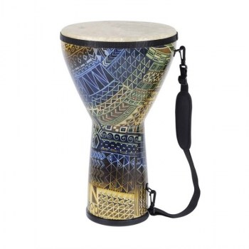 Remo DJ-FESM-16- Djembe, Festival, Pre-Tuned, Small, 8` X 14`, SKYNDEEP®, FIBERSKYN®, Fabric Island купить