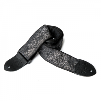 Fender Nylon Jacquard Strap, 2` Metallic Silver Vine купить