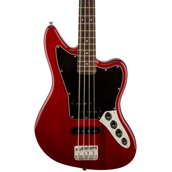 Fender Squier Vintage Modified Jaguar Bass Special, Rosewood Fingerboard, Crimson Red Transparent купить