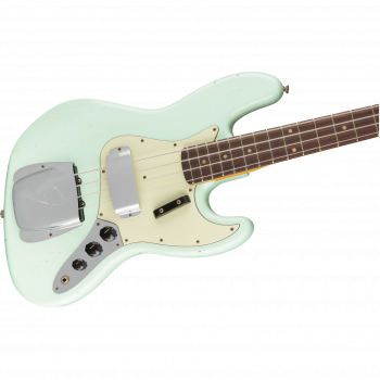 Fender Custom Shop 1962 Journeyman Relic Jazz Bass, Rosewood Fingerboard, Aged Surf Green купить