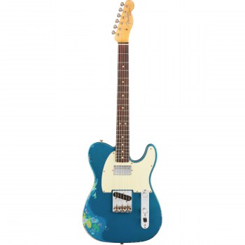 Fender Custom Shop Limited Edition Heavy Relic H/S Tele, Lake Placid Blue over Blue Flower купить