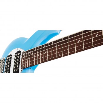 Music Man Bongo 6 Hs - Sky Blue - Pau Ferro Lined Fretless - White купить