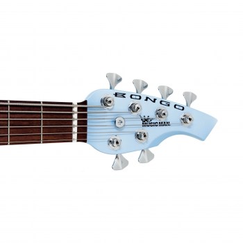 Music Man Bongo 6 Hs - Sky Blue - Pau Ferro Lined Fretless - White купить