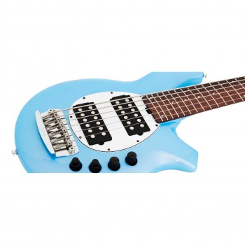 Music Man Bongo 6 Hs - Sky Blue - Pau Ferro Lined Fretless - White купить