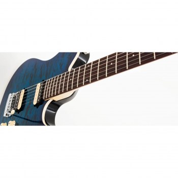 Music Man Axis Super Sport Hh Std - Balboa Blue Quilt - Maple Matching Headstock - No Pickguard купить