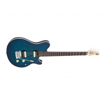 Music Man Axis Super Sport Hh Std - Balboa Blue Quilt - Maple Matching Headstock - No Pickguard купить