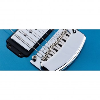 Music Man Valentine Trem - Toluca Lake Blue - Figured Roasted Maple/maple - Black купить