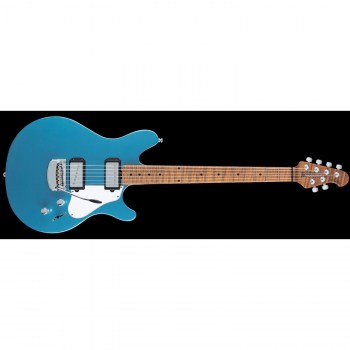 Music Man Valentine Trem - Toluca Lake Blue - Figured Roasted Maple/maple - Black купить