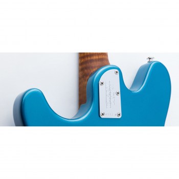 Music Man Valentine Trem - Toluca Lake Blue - Figured Roasted Maple/maple - Black купить