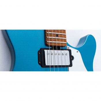 Music Man Valentine Trem - Toluca Lake Blue - Figured Roasted Maple/maple - Black купить