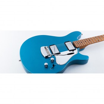 Music Man Valentine Trem - Toluca Lake Blue - Figured Roasted Maple/maple - Black купить