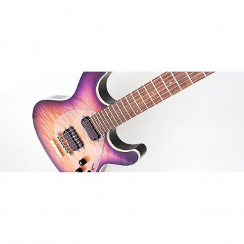 Music Man Steve Morse Y2d Std - Purple Sunset Flame - Rosewood - Clear купить