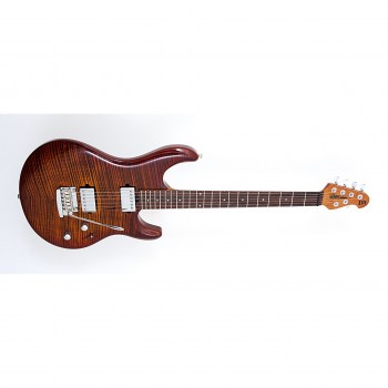 Music Man Bfr Luke 3 Hss - Blueberry Flame - Figured Roasted Maple/rosewood - No Pickguard купить