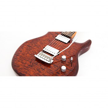 Music Man Bfr Luke 3 Hss - Boysenberry Flame - Figured Roasted Maple/rosewood - No Pickguard купить