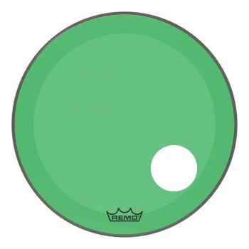 Remo P3-1322-ct-gnoh Powerstroke® P3 Colortone™ Green Bass Drumhead, 22`, 5` Offset Hole купить