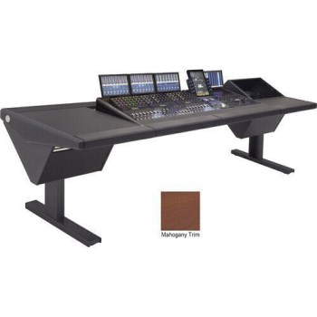 Argosy Avid S4 EG4-S4-5B-DR-B-M-B 5 Foot Wide, Desk Left, 8sp Rack Right, Mahogany EPs, Black legs купить