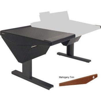 Argosy Avid S6 EG4-S6-4B-DN-B-M-B 4 Bucket Wide, Desk Left, Nothing Right, Mahogany EPs, Black legs купить