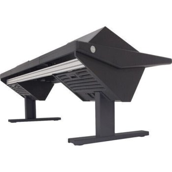 Argosy Avid S6 EG4-S6-6B-RD-B-B-B 6 bucket wide, Rack Left, Desk Right, Black EPs, Black legs купить