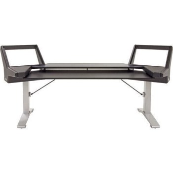 Argosy Halo-K88-B-T-S Halo K88 Desk w/Black EPs, Black Traceless Top, Silver Legs купить