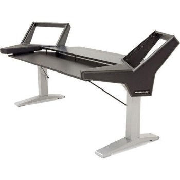 Argosy Halo-K88-B-T-S Halo K88 Desk w/Black EPs, Black Traceless Top, Silver Legs купить