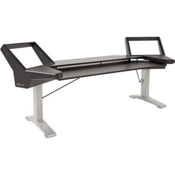 Argosy Halo-K88-B-T-S Halo K88 Desk w/Black EPs, Black Traceless Top, Silver Legs купить