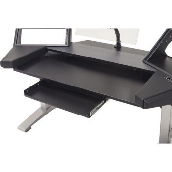 Argosy Halo-K-E2-XC-B-S Halo K Height Adj Ultimate-HaloK,2Shelves,Pr 160 SpkrPlatform,KybdTray,D8 MonitorArm, CPU Shelf купить