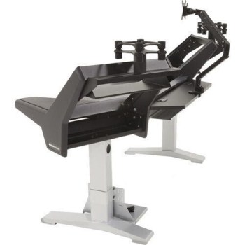 Argosy Halo-K-XC-B-T-S Halo K Ultimate,2 Shelves,160 Spkr Platforms,Kybrd try,D8 Monitor Arm, CPU Shelf,Black Top купить