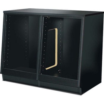 Argosy S-7142-B Spire 7142, 2)14 space  Bays, 28 Space Rack Unit, Black Melamine купить