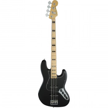 Fender American Elite Jazz Bass®, Maple Fingerboard, Black купить