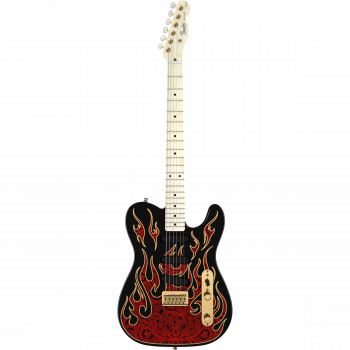 Fender James Burton Telecaster, Maple Fingerboard, Red Paisley Flames купить