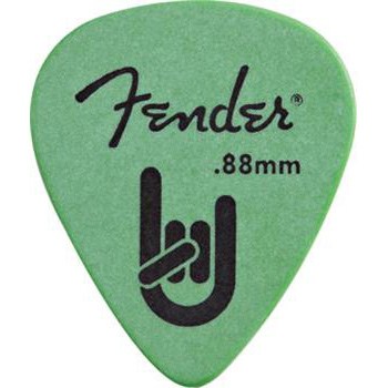 Fender Rock-On Touring Picks, 351 Shape .88 MM, Surf Green, 72 Count купить