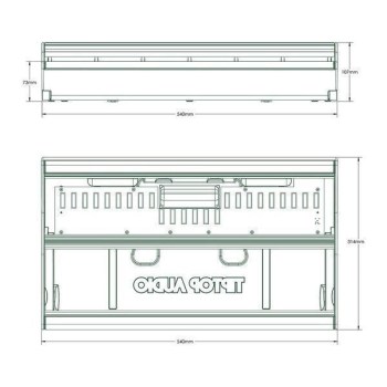 Tiptop Audio Mantis 2x104HP Eurorack Case Green - UK купить