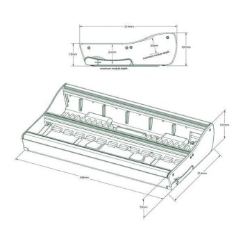 Tiptop Audio Mantis 2x104HP Eurorack Case Green - UK купить