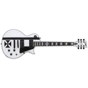 ESP LTD Iron Cross Snow White with Stripes Graphic купить