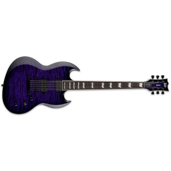 ESP LTD Viper-1000 Quilt Maple Top See Thru Purple Sunburst Left-Handed купить