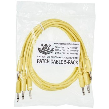 Black Market Modular patchcable 5-Pack 50 cm yellow купить