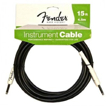 Fender PERFORMANCE SERIES Instrument Cable 15` Black купить