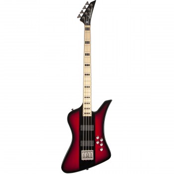 Jackson X Series Signature David Ellefson Kelly™ Bird IV Bass, Maple Fingerboard, Red Stripe купить