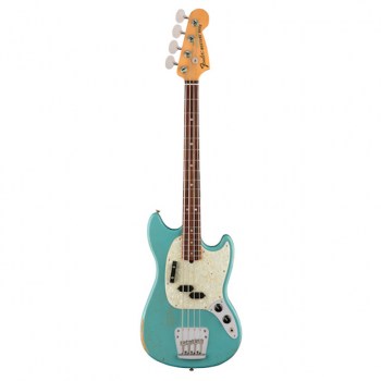 Fender JMJ Road Worn® Mustang Bass®, Rosewood Fingerboard, Faded Daphne Blue купить