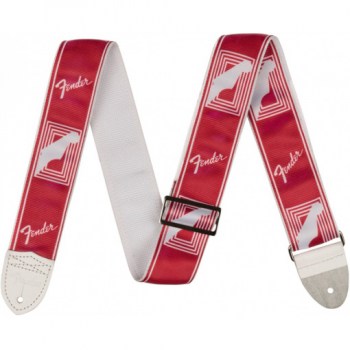 Fender 2` Monogrammed Strap, Candy Apple Red купить