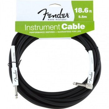 Fender 18.6` ANGLE Instrument Cable Black купить