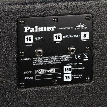 Palmer 2x12 Wiz 8/16 Ohms Pcab212wiz купить