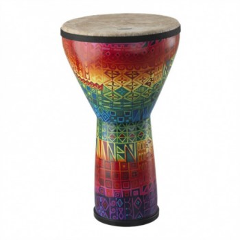 Remo DJ-FELG-17- Djembe, Festival, Pre-Tuned, Large, 12` X 21`, SKYNDEEP®, FIBERSKYN®, Fabric Rainbow купить