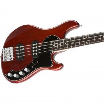 Fender American Elite Dimension™ Bass IV HH, Ebony Fingerboard, Cayenne Burst купить