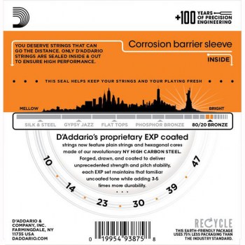 D`addario Exp10 Set Acous Exp 80/20 X-lite купить